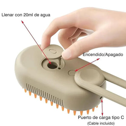 Cepillo Vapor 2.0 gatos/perros