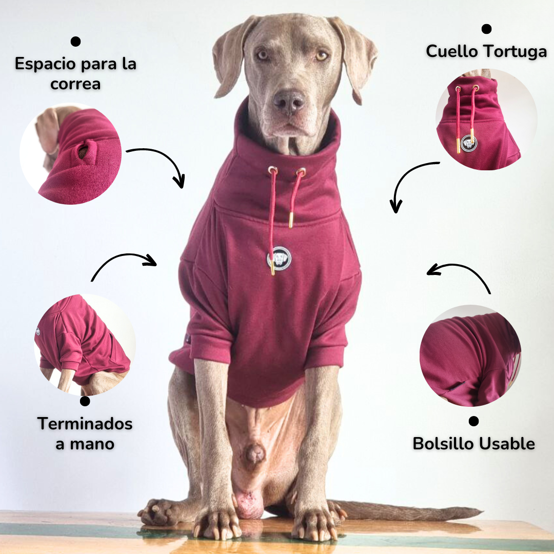 Hoodie Egipcio Vino Tinto