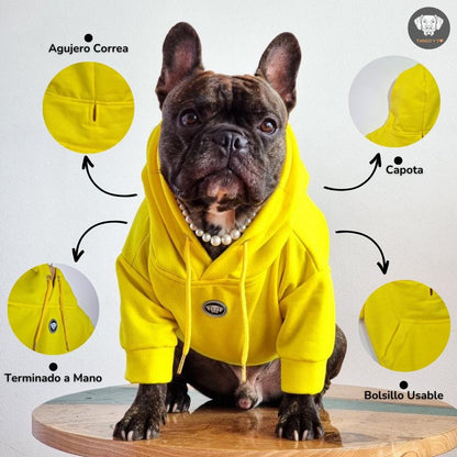 Hoodie Italiano Amarillo