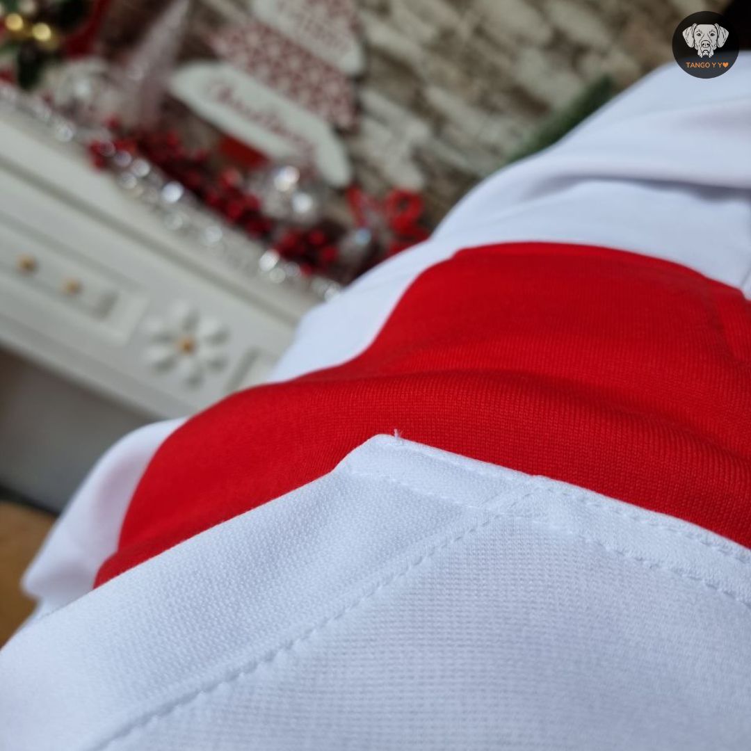 Hoodie Navideño Blanco Rojo 🎄