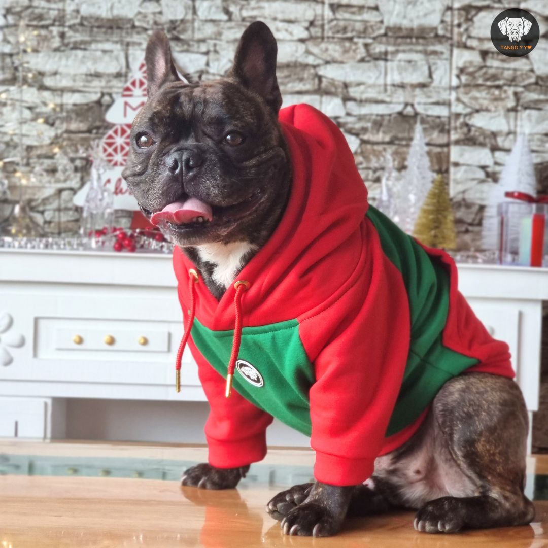 Hoodie Navideño Rojo verde 🎄