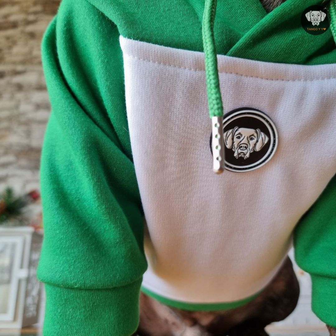 Hoodie Navideño Verde Blanco 🎄