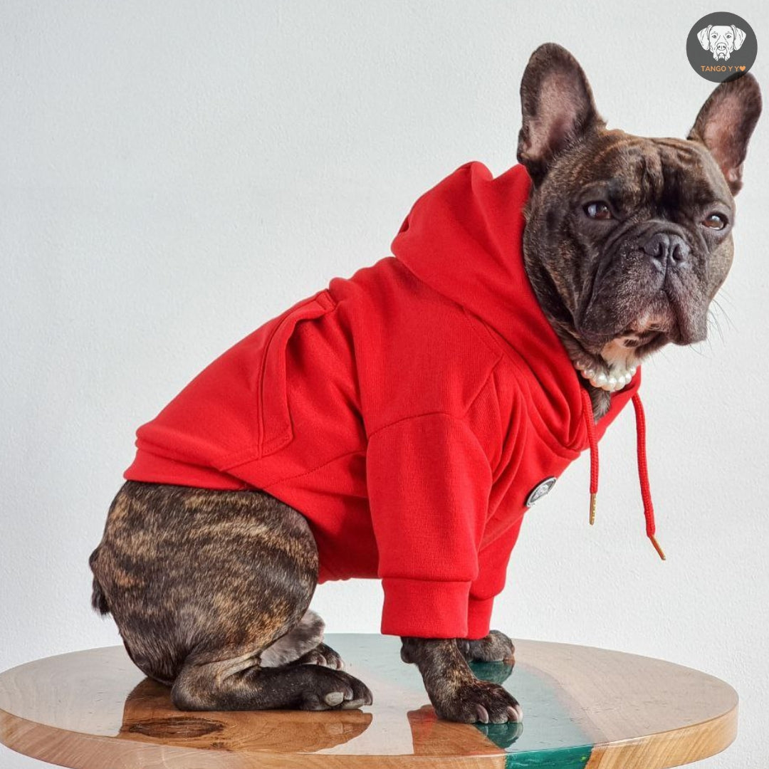 Hoodie Italiano Rojo