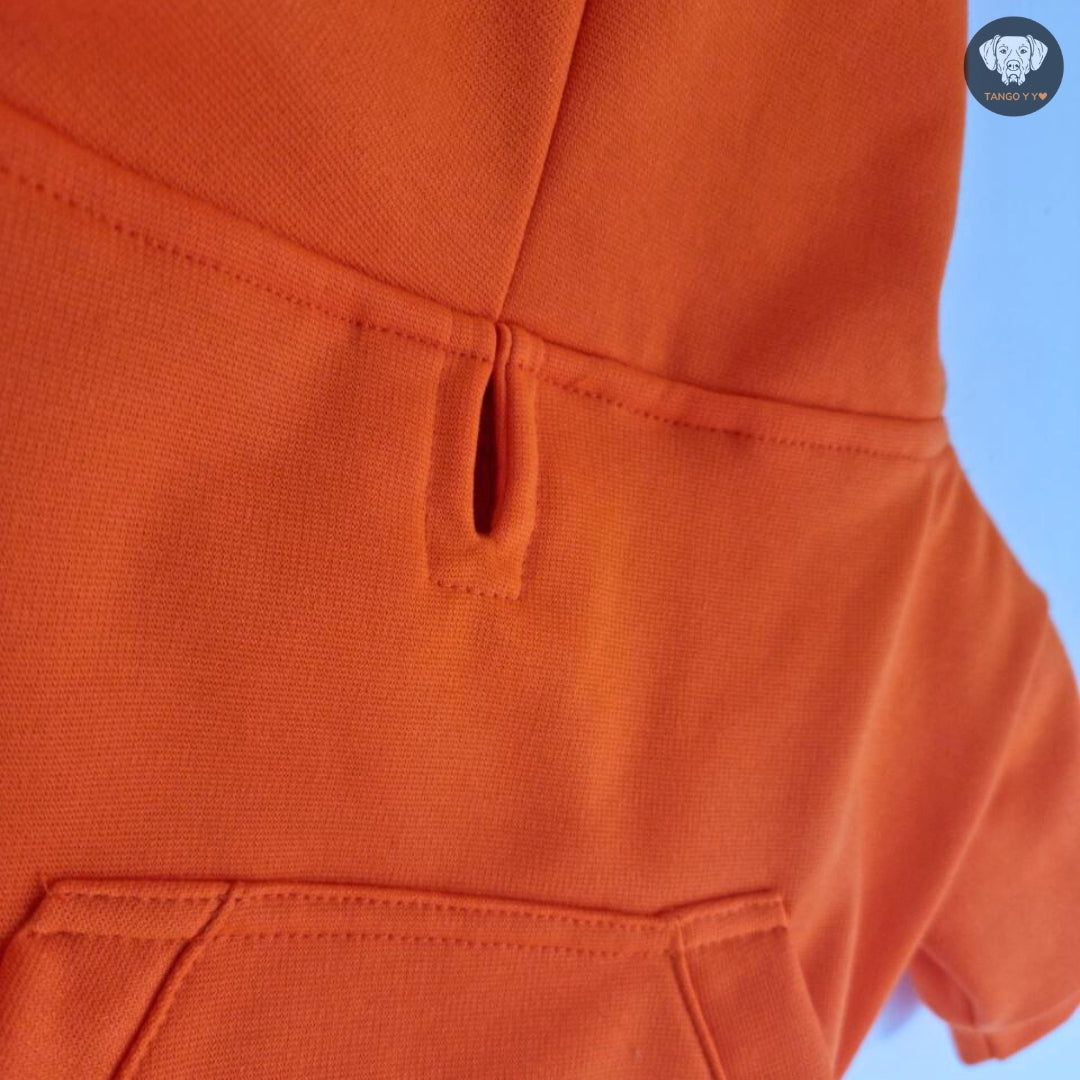 Hoodie Italiano Naranja