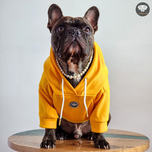 Hoodie Italiano Amarillo Quemado