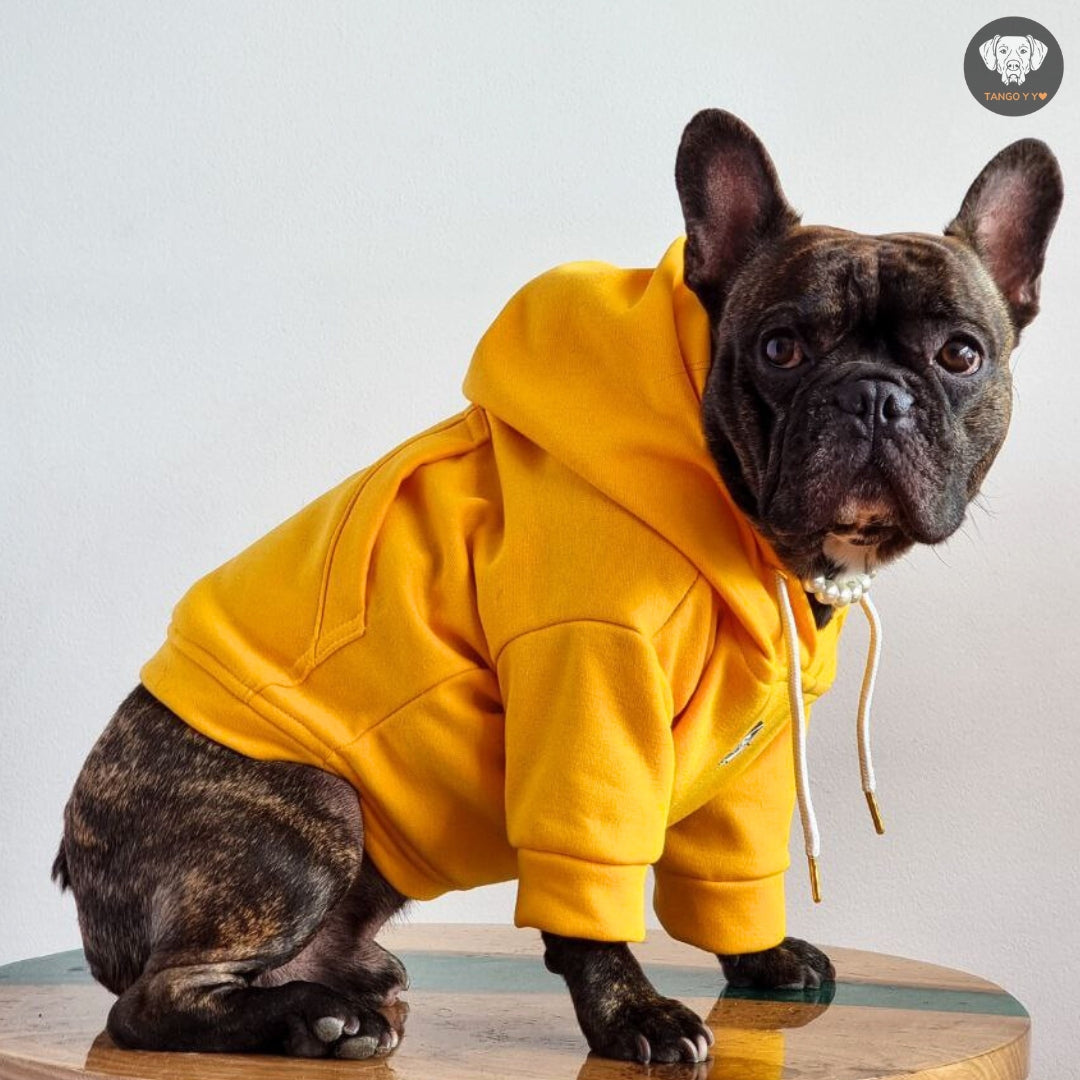 Hoodie Italiano Amarillo Quemado