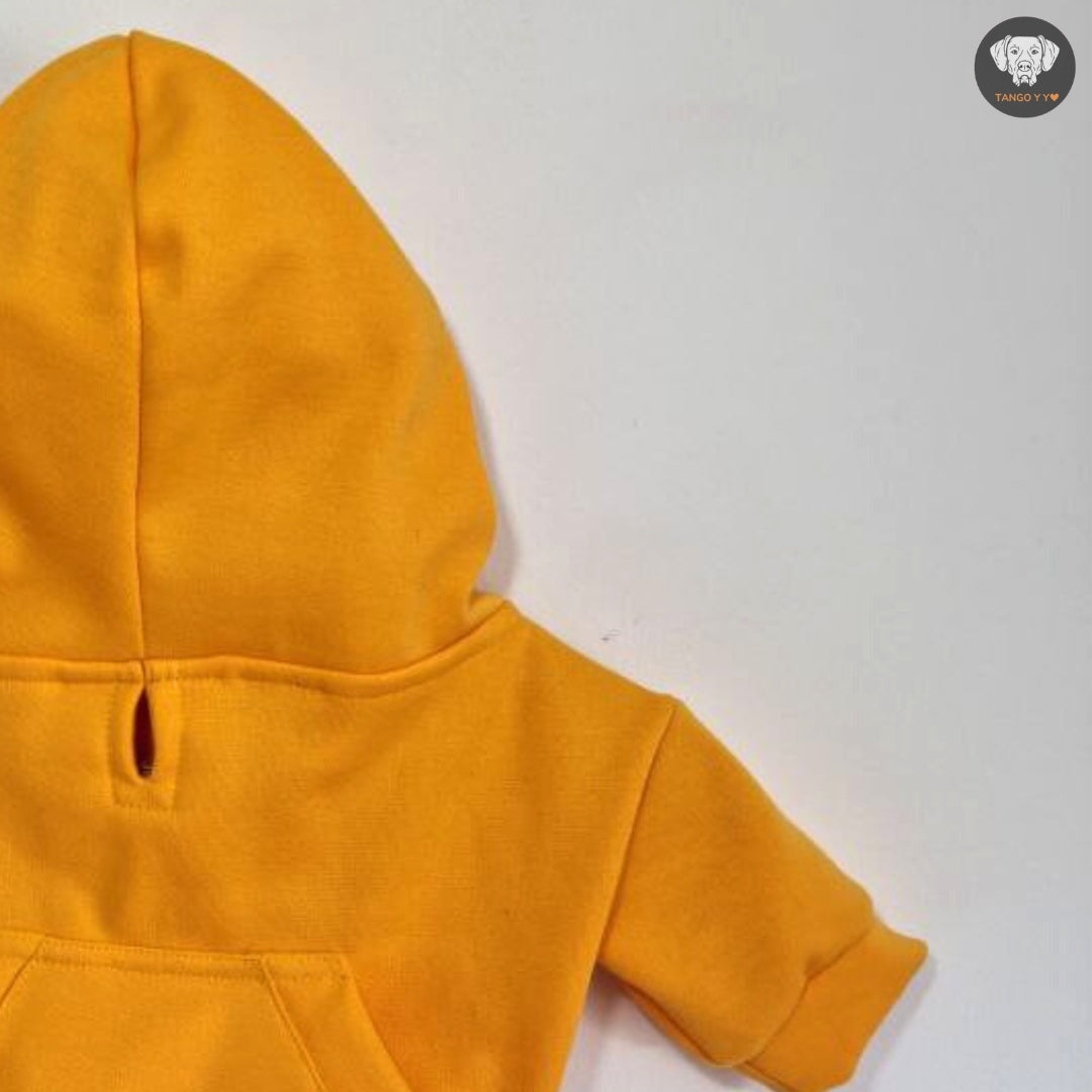 Hoodie Italiano Amarillo Quemado