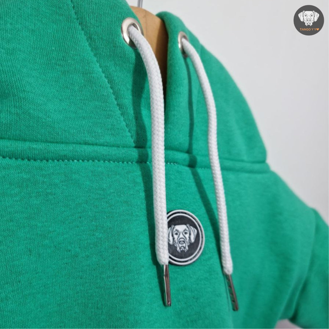 Hoodie Italiano Verde Esmeralda