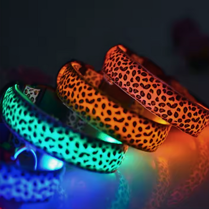 Collar Animal Print Led