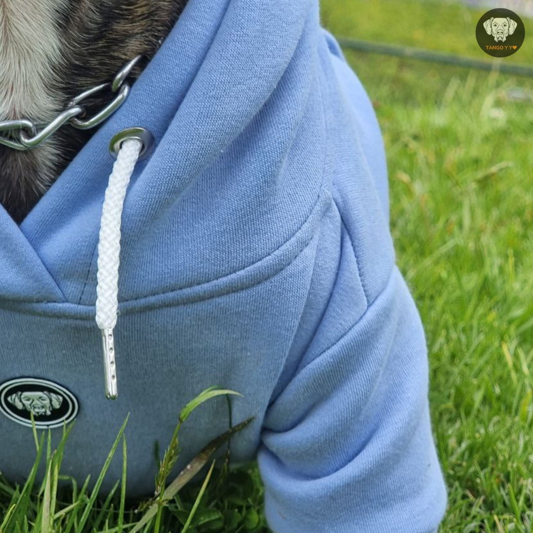 Hoodie Italiano Azul Cielo