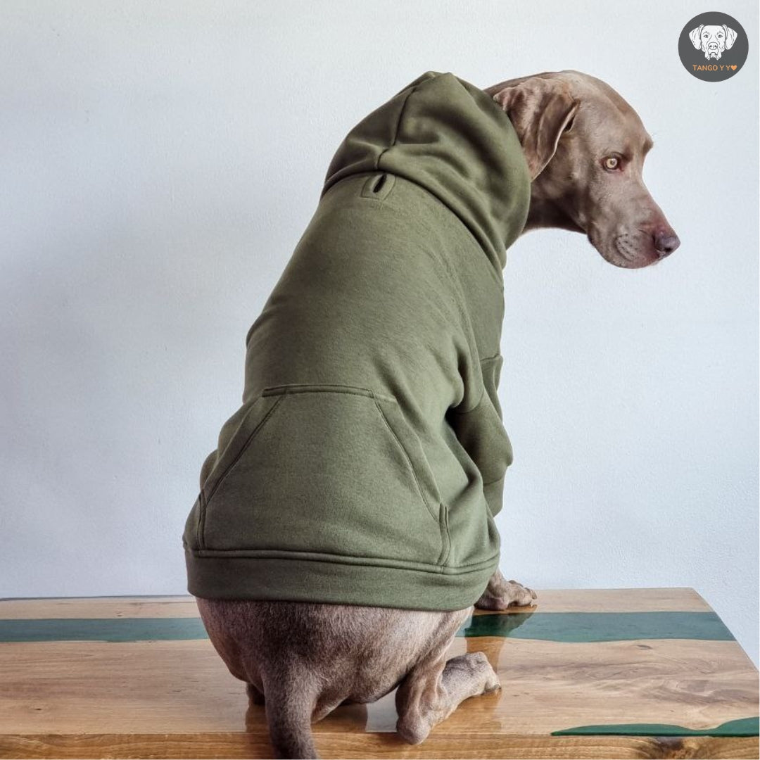 Hoodie Italiano Verde Militar